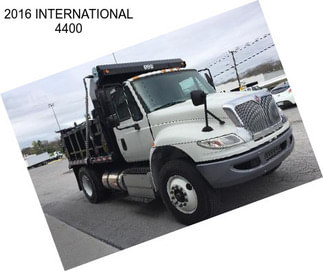 2016 INTERNATIONAL 4400