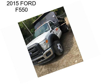 2015 FORD F550