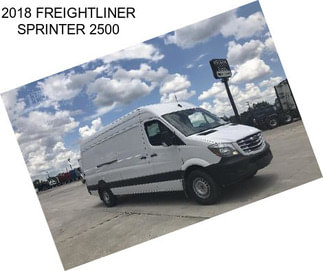 2018 FREIGHTLINER SPRINTER 2500