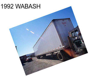 1992 WABASH