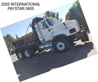 2005 INTERNATIONAL PAYSTAR 5600