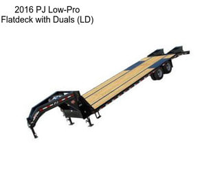 2016 PJ Low-Pro Flatdeck with Duals (LD)