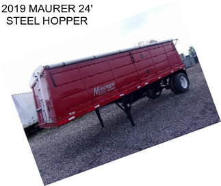 2019 MAURER 24\' STEEL HOPPER