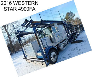 2016 WESTERN STAR 4900FA
