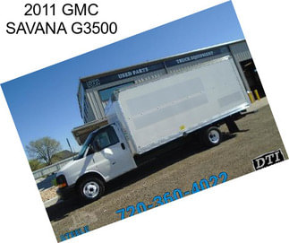 2011 GMC SAVANA G3500