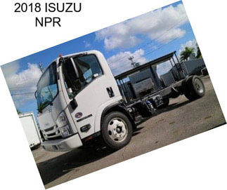 2018 ISUZU NPR