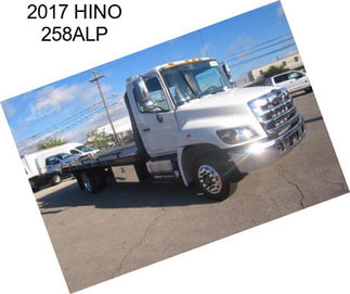 2017 HINO 258ALP