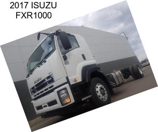 2017 ISUZU FXR1000