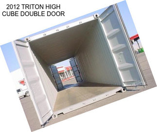 2012 TRITON HIGH CUBE DOUBLE DOOR