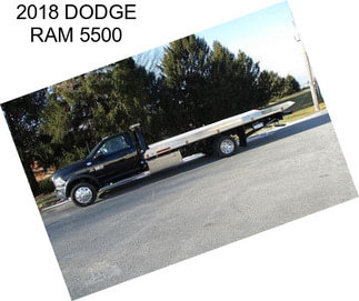 2018 DODGE RAM 5500