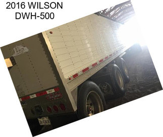 2016 WILSON DWH-500