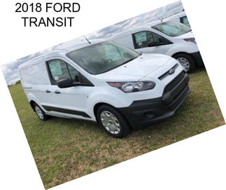 2018 FORD TRANSIT