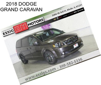 2018 DODGE GRAND CARAVAN