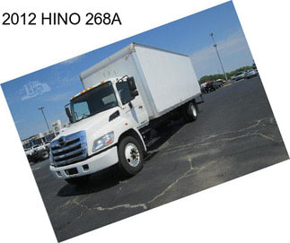 2012 HINO 268A