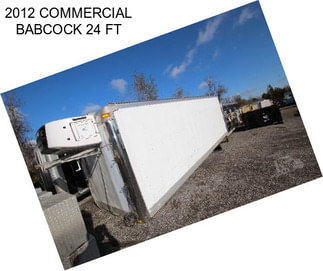 2012 COMMERCIAL BABCOCK 24 FT