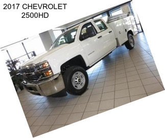 2017 CHEVROLET 2500HD