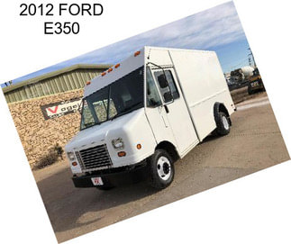 2012 FORD E350