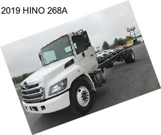 2019 HINO 268A