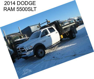 2014 DODGE RAM 5500SLT