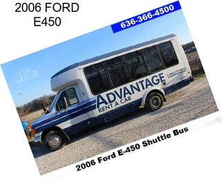 2006 FORD E450