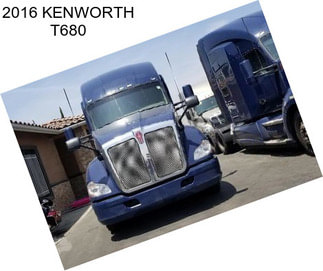 2016 KENWORTH T680