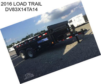 2016 LOAD TRAIL DV83X14TA14