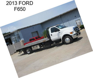 2013 FORD F650