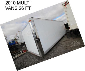 2010 MULTI VANS 26 FT