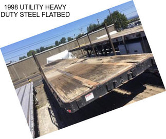 1998 UTILITY HEAVY DUTY STEEL FLATBED