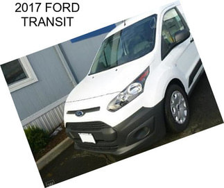 2017 FORD TRANSIT