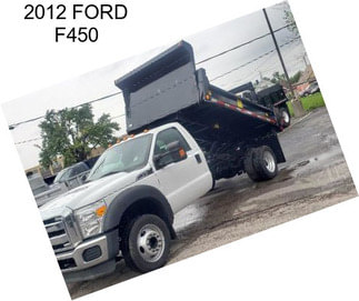 2012 FORD F450