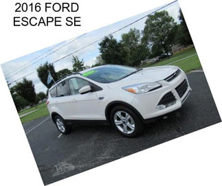 2016 FORD ESCAPE SE