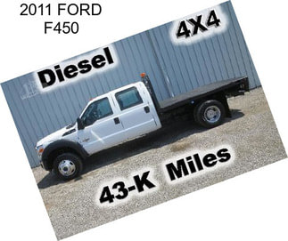 2011 FORD F450