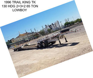 1996 TRAIL KING TK 130 HDG 2+3+2 65 TON LOWBOY