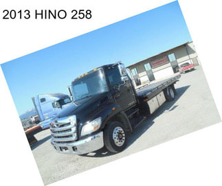 2013 HINO 258
