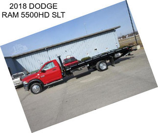 2018 DODGE RAM 5500HD SLT