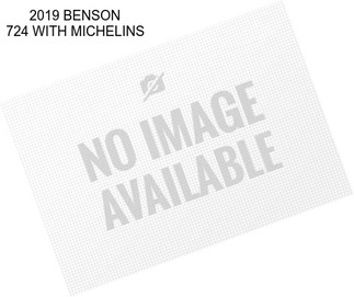2019 BENSON 724 WITH MICHELINS