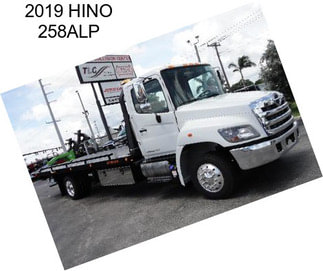 2019 HINO 258ALP