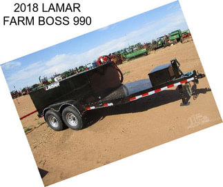 2018 LAMAR FARM BOSS 990