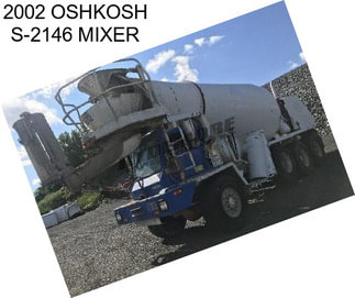 2002 OSHKOSH S-2146 MIXER