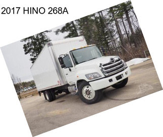 2017 HINO 268A