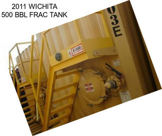 2011 WICHITA 500 BBL FRAC TANK