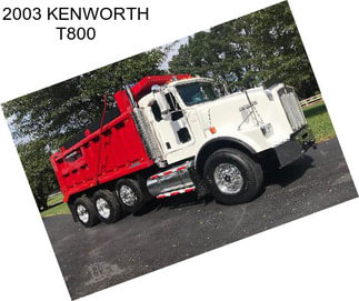 2003 KENWORTH T800