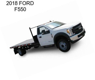 2018 FORD F550