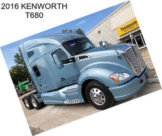 2016 KENWORTH T680