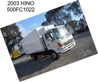 2003 HINO 500FC1022