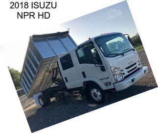 2018 ISUZU NPR HD