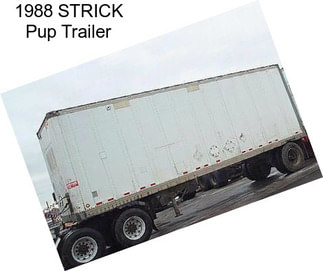 1988 STRICK Pup Trailer