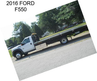 2016 FORD F550