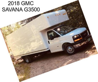 2018 GMC SAVANA G3500